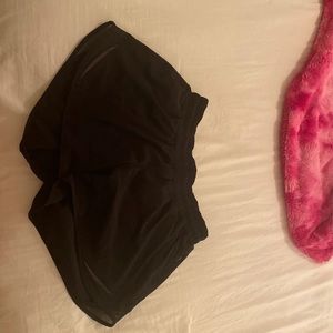 Lululemon black hotty hot shorts!!